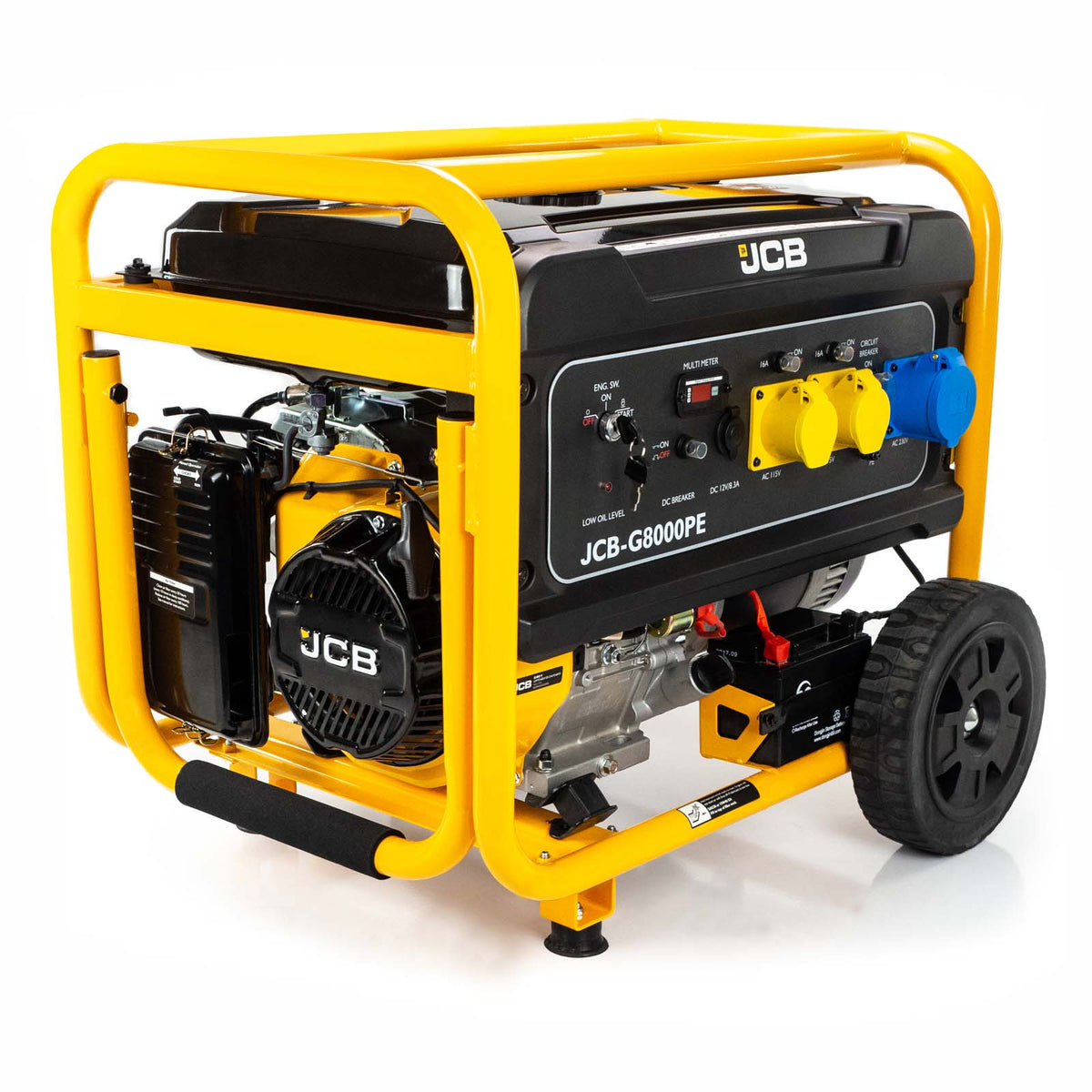 7.9kW Petrol Site Generator 115V/230V 457cc G8000PE