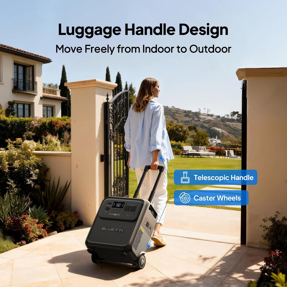 3840WH 3840W Portable Power Station - LiFePO4 Battery Solar Generator for Home Backup & Camping