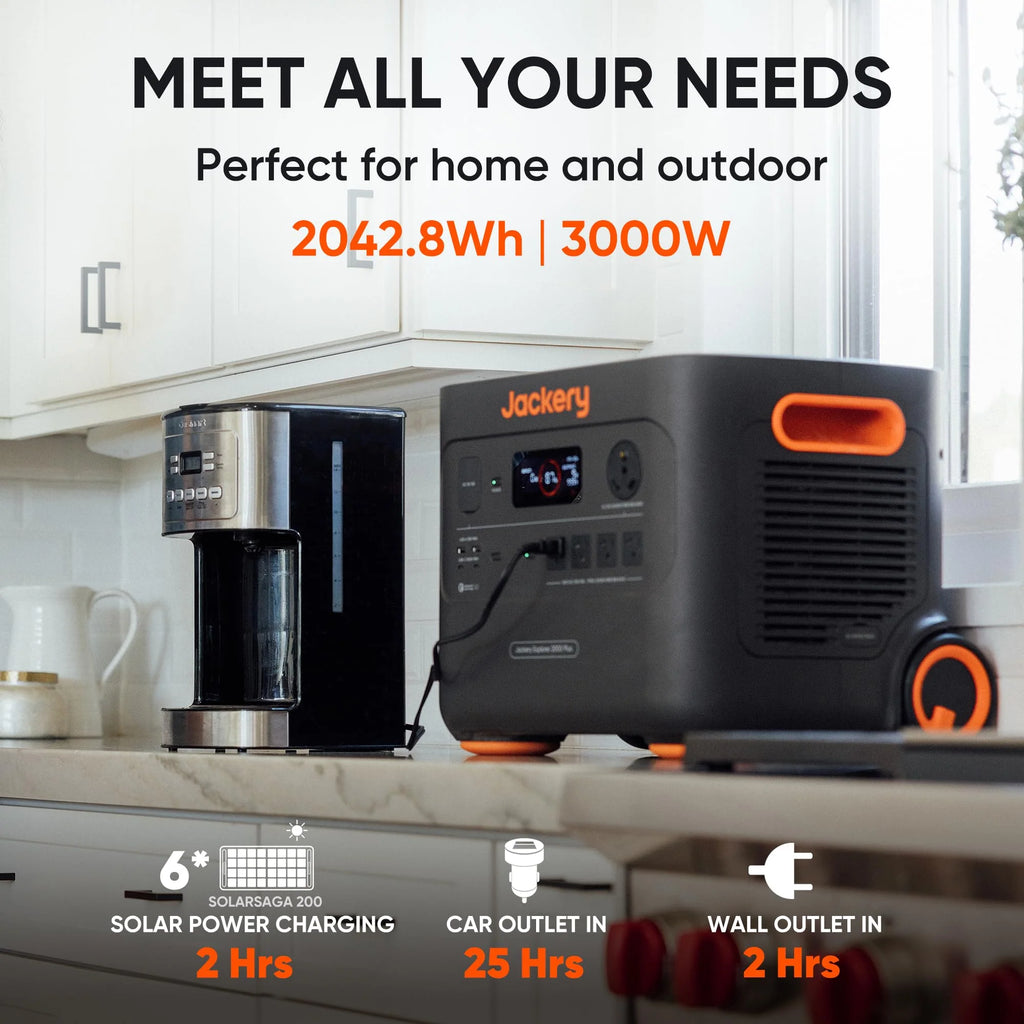 Explorer 2000 Plus Portable Power Station, 2042Wh, 3000W AC Output