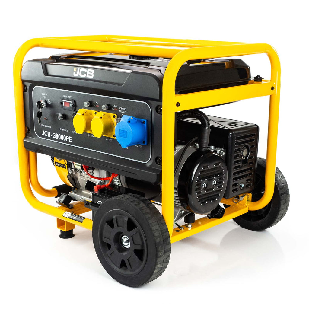 7.9kW Petrol Site Generator 115V/230V 457cc G8000PE