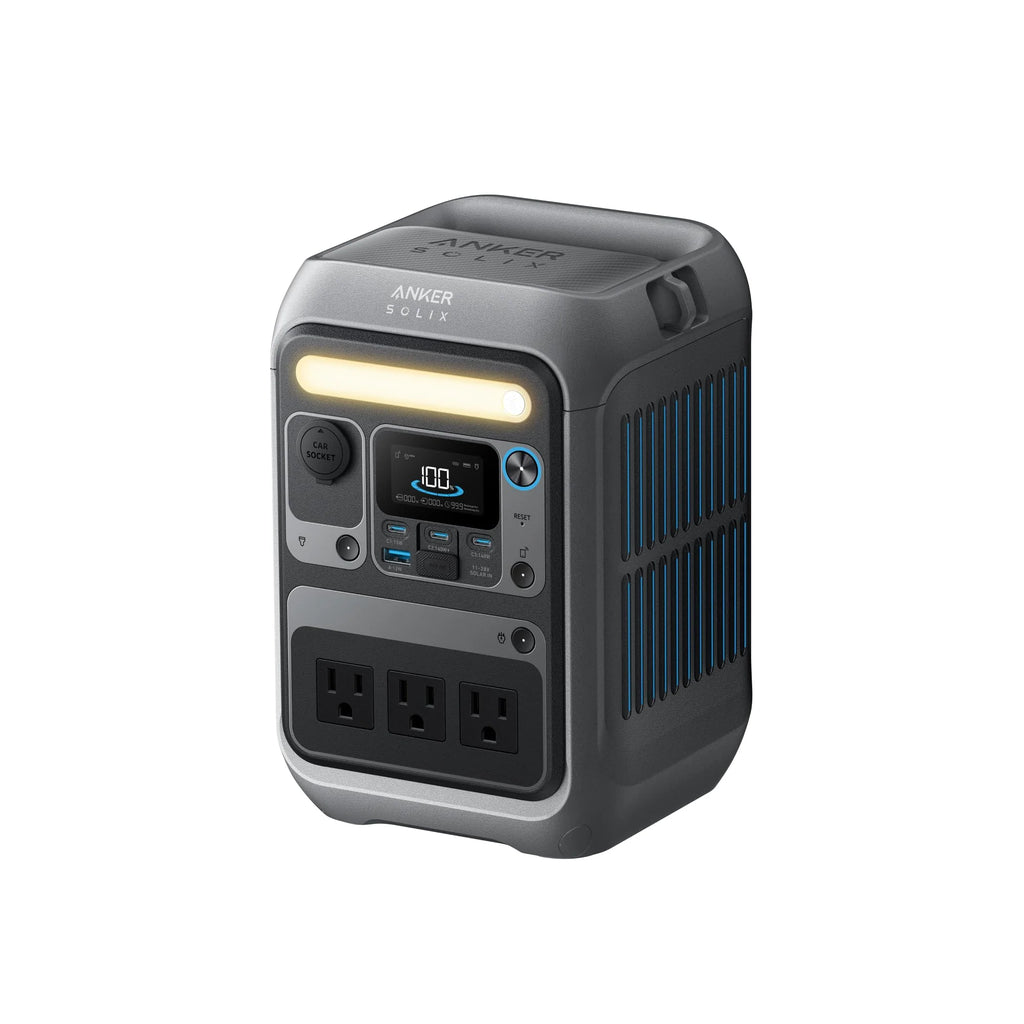 C300 Portable Power Station, 288Wh Solar Generator for Camping