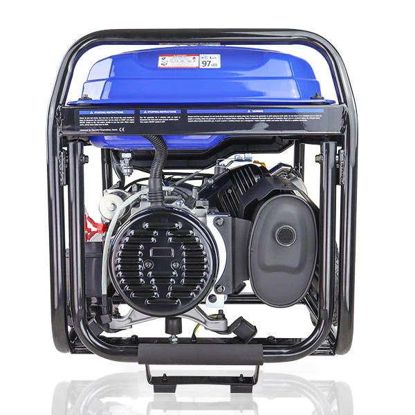 HY9000LEK-2 7kW Petrol Open Frame Site Generator