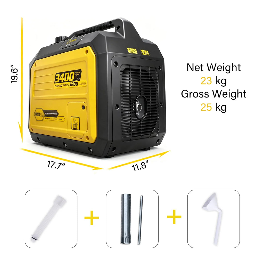 3400 W Portable Power Station for Home Backup & Camping