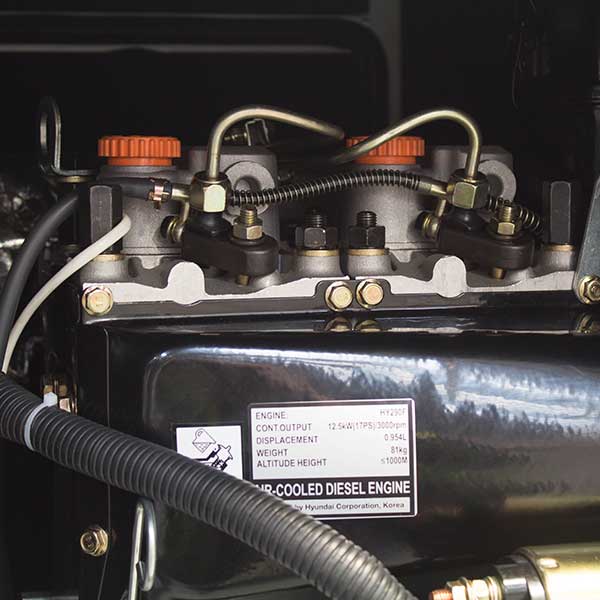 10kW/12.5kVA 230v Mains Standby Silenced Diesel Generator