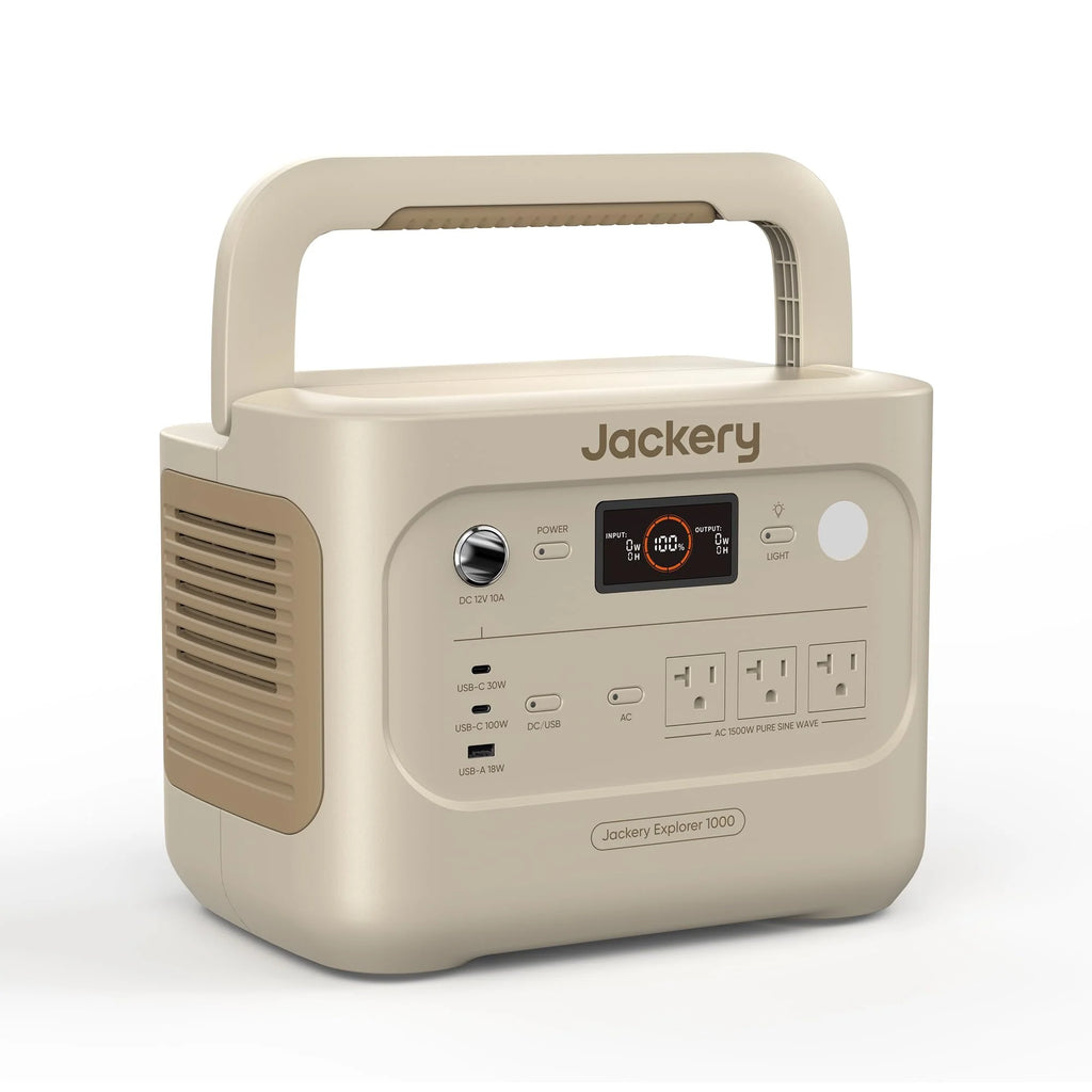 Explorer 1000 v2 Portable Power Station,1070Wh,1500W (Dune White)