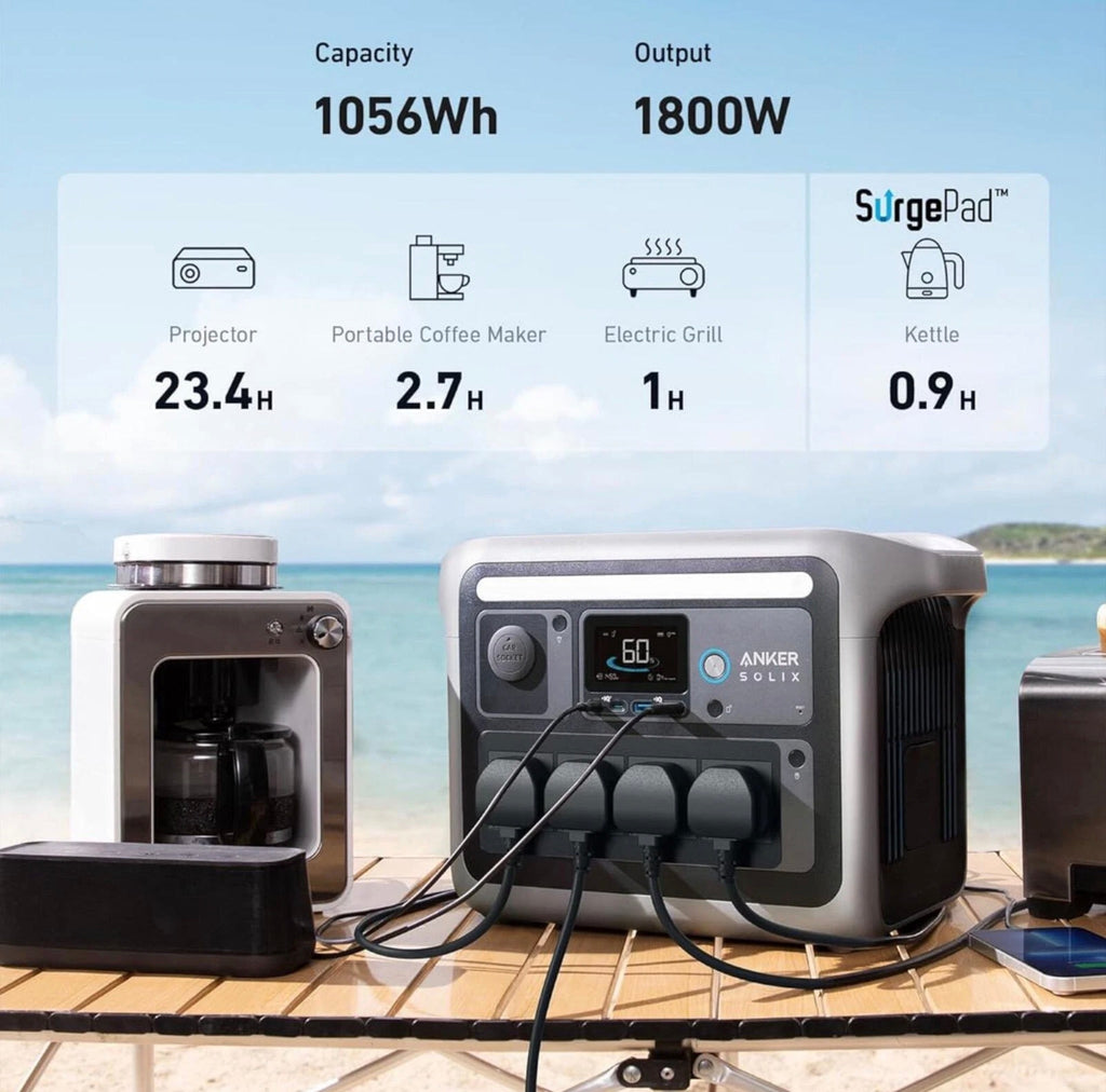 Anker C1000X Portable Power Station 1,056Wh